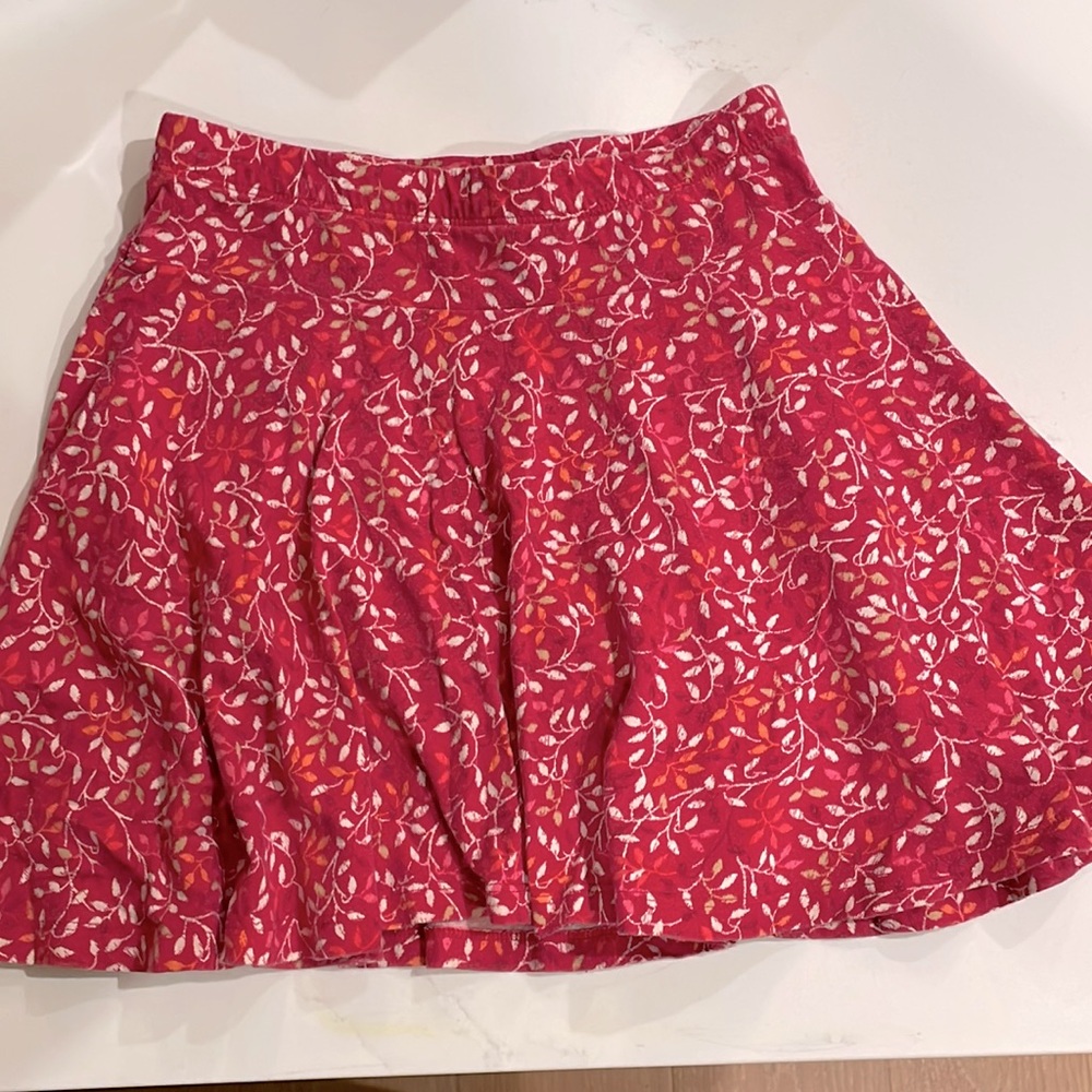 Lands end girls skirt with shorts